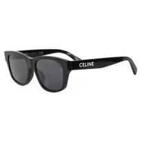 Celine Shiny Black Monochrome 05 Sunglasses CL40249U 01A TG.55