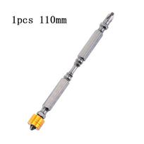 1 vnt 65/110 mm magnetinio Phillips elektrinio atsuktuvo antgalių rinkinys PH2 dvigalvis šešiakampis kotas su magnetiniais žiedais gipso kartono varžtams 110mm
