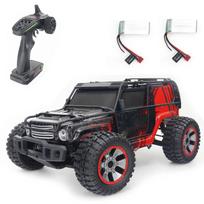 RC visureigis 1:10 2.4G RC Car 50km/h greitaeigis automobilis 4WD RTR su 2 baterijomis 2 battery