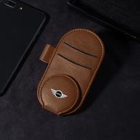 Multifunction Car Sunglasses Clip Card Ticket Holder Stand Eyeglasses For MINI Cooper Fridge One F56 R56 R57 R58 R59 R60 JCW Countryman Clubman ruda