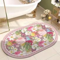 American floor mat toilet diatom mud soft absorbent foot mat toilet bathroom door non-slip carpet household bathroom 40x60cm15.7x23.6in