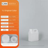 with Lid HDPE Bucket 1/2/3/4/5L Oil Jerrican Multipurpose Storage Container  Cleaning Essence White 1L
