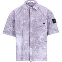 Stone Island Logo Image Polo Shirt Men Shirts Pearl-Grey K1S1511000-13S0143-V0061 M