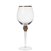 Red Wine Goblet With Gold Rim Diamond Cocktail Champagne Cup Crystal Wine Glass Extreme Luxury Wedding Party Glassware Drink Cup 150-600ml