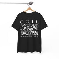 Coil Horse Rotorvator TShirt Unnatural History Throbbing Gristle Psychic TV Unisex T-Shirt S