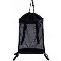 Portable Golf Push Cart Storage Bag Mesh Bag Closed Mesh Push Pull Cart Organizer Golf Cart Backside Extension Bag smėlis