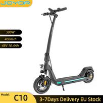 JOYOR C10 40KM/H Elektriniai paspirtukai 10'' Kelių padanga 48V/10.4AH Baterija 500W Variklis 30-40KM Nuotolis Diskiniai stabdžiai E Paspirtukas C10 40KM/H juoda