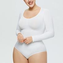 Women Body Shaper Waist Trainer  Bodysuits Postpartum Slimming Underwear Tummy Control Shapewear 3XL balta