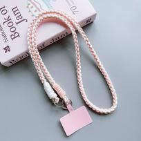 Kryžinė mobiliojo telefono dėklo virvelė su apsauga nuo pametimo klipsu