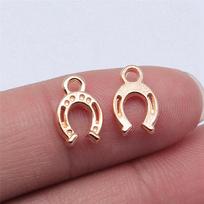 Arklių kanopų pakabukai pakabukas mergaitės papuošalai kawaii suvenyras A36-20pcs-12x8mm