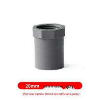 PVC Female Thread Straight Through Connector (Sizes: 20-110)