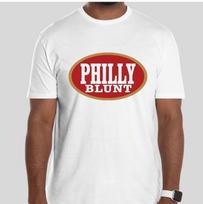 Philly Blunt T-shirt Rūkantiems cigarą žolę 420 S white