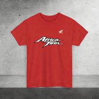 Honda Mens and Womens Tshirt Honda Africa Twin Summer Motorcycle Tee Racing Loose Shortsleeved Spring Cycling Offroad Top M