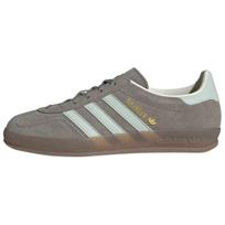Gazelle Wmns Adidas Originals Indoor 'Silver Pebble Linen Green' Women's JR2430 36.5