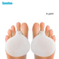 Sumifun Foot Care priekinės pėdos įklotas aukštakulnis vidpadis Pusės dydžio priekinės pėdos apsaugai silikoninis pėdų padas a pair balta