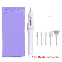 1 vnt. Nail Art Antgalis Elektrinis manikiūras Toenail Drill File Nail Grinder Poliruoklis balta