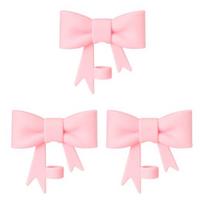 3 vnt. silikoniniai šiaudiniai dangteliai Bowknot šiaudiniai dangteliai, skirti 10 mm skersmens šiaudiniams daugkartiniams šiaudiniams antgaliams rožinė