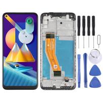 Originalus LCD ekranas, skirtas Samsung Galaxy M11, su lietimui jautriu sluoksniu, pilnas surinkimas su rėmeliu (JAV)