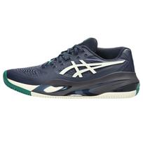 ASICS Gel Resolution X Clay Midnight Cream Men Sneakers Blue 1041A485-400 44 gray
