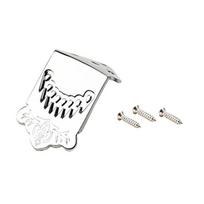 Not Easy to Damage Alloy Mandolin Tailpiece Musical Instrument Replacement with Mounting Screws for 8 String Mandolins 1
