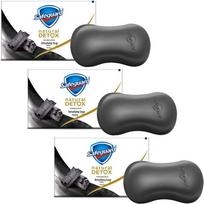 Safeguard Bamboo Charcoal Deep Cleansing Soap 3-Pack gray