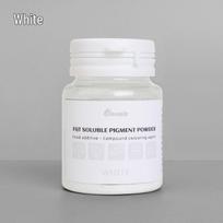 Chocolate Oil-Soluble Color Powder for Pastry, Mousse, Sandblasting, Fondant, Glaze, Lipstick, Macaron - 10g. white