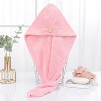 Double-Layer Quick-Dry Super Absorbent Hair Towel Wrap 40x60cm