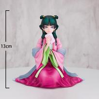 Maomao Anime figūrėlė Maomao veiksmo figūrėlė Raudona prailginta suknelė Mergaičių statulėlė Modelis Maomao figūrėlė Kolekcionuojama dekoracija Lėlės žaislai Dovanos 13CM pink