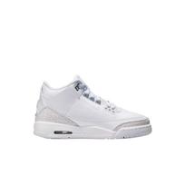 Air Jordan 3 Retro GS Pure Money 2025 Vaikiški sportbačiai Balti Metaliniai-Sidabriniai DM0967-111 36 white