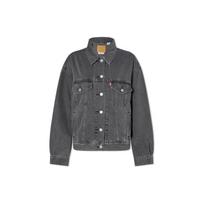 Levis Washed Single Button Collar Long Sleeve Denim Jacket Women Jackets Gray A1743-0000 XS