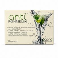 „Antipohmelin“ organizmo atstatymui po alkoholio, 10 kapsulių