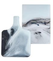 Pjaustymo lentelių rinkinys Hermia Marble2, įvairių spalvų, 35 cm x 25 cm
