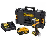 DCF850P1K DeWALT 18V itin kompaktiškas smūginis suktuvas (1x5.0 Ah) + DOVANA!