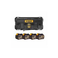 DCB1404T4 DeWALT FLEXVOLT 54V akumuliatorių ir kroviklio rinkinys (4x6.0 Ah)