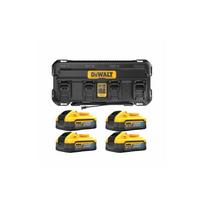 DCB1404H4 DeWALT POWERSTACK 18V akumuliatorių ir kroviklio rinkinys (4x5.0 Ah)