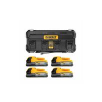 DCB1404E4 DeWALT POWERSTACK 18V akumuliatorių ir kroviklio rinkinys (4x1.7 Ah)