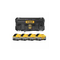 DCB1404W4 DeWALT 18V akumuliatorių ir kroviklio rinkinys (4x8.0 Ah)