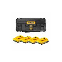 DCB1404D4 DeWALT 18V akumuliatorių ir kroviklio rinkinys (4x2.0 Ah)