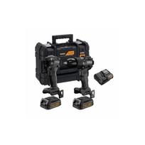 DCK2222ME2T DeWALT McLaren Edition 18V suktuvų rinkinys (2x1.7 Ah)