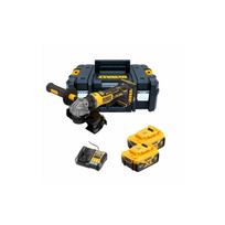 DCG408P2T DeWALT 18V kampinis šlifuoklis 125 mm (2x5.0 Ah)