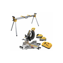 DCS782XW2 DeWALT 18V skersinio pjovimo staklės 305 mm + DE7023 skersinio pjovimo staklių stovas (2x8.0 Ah)