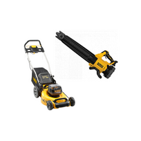 DCMW564P2 DeWALT 2x18V akumuliatorinė žoliapjovė (2x5.0 Ah) + DCMBL562N 18V lapų pūstuvas