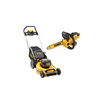 DCMW564P2 DeWALT 2x18V akumuliatorinė žoliapjovė (2x5.0 Ah) + DCMCS565N 18V grandininis pjūklas 30 cm