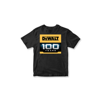 DWC100Y DeWALT 100 Years Limited Edition marškinėliai