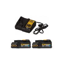 DCB107EG2 DeWALT 18V baterijų ir kroviklio rinkinys (2x1.7 Ah)