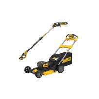 DCMWSP156N DeWALT 2x18V savaeigė akumuliatorinė žoliapjovė + DCMPS567N 18V aukštapjovė (300 cm)
