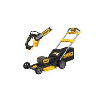 DCMWSP156N DeWALT 2x18V savaeigė akumuliatorinė žoliapjovė + DCMPS520N 18V grandininis pjūklas 20 cm