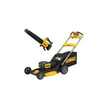 DCMWSP156N DeWALT 2x18V savaeigė akumuliatorinė žoliapjovė + DCMBL562N 18V lapų pūstuvas