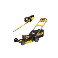 DCMWSP156N DeWALT 2x18V savaeigė akumuliatorinė žoliapjovė + DCMHT563N 18V gyvatvorių žirklės