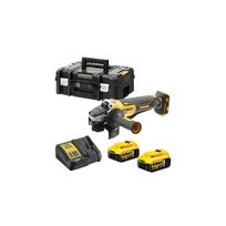 DCG406P2 DeWALT 18V kampinis šlifuoklis (2x5.0 Ah)